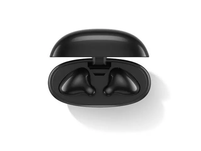 Alt view image 4 of 4 - Lenovo E310 True Wireless Earbuds, Bluetooth 5.3 TWS Headphones with 13mm Drivers, AI Noise Reduction Mic, Up to 20H Battery with Case, USB-C Charging, IPX4 Water Resistant, Touch Control, Black