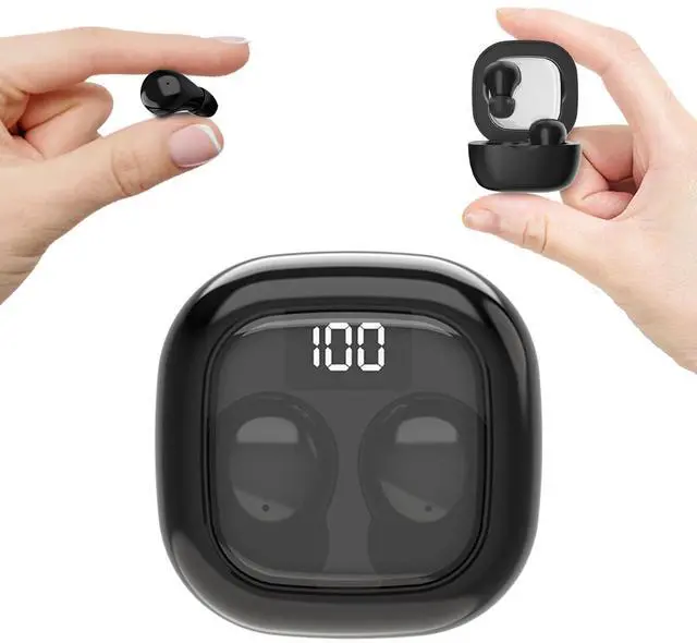 Main image of CNBRO Invisible Mini Sleep Earbuds Ear Buds for Side Sleepers Sleeping, Small Ears Canals Women Wireless Bluetooth Low Profile Smallest Disgused Tiny Micro Discreet Hidden Earbuds Headphones for Work