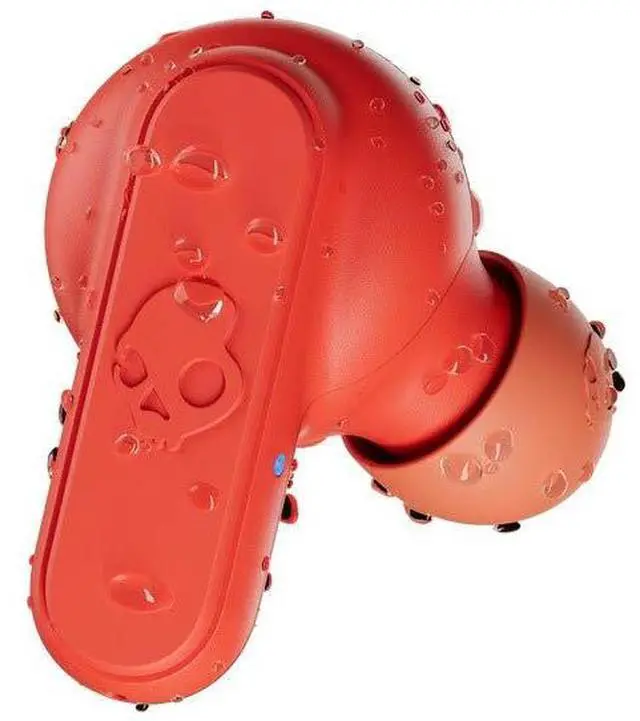 Main image of Skullcandy Dime in-Ear Wireless Earbuds, 12 Hr Battery, Microphone, Works with iPhone Android and Bluetooth Devices - Red
