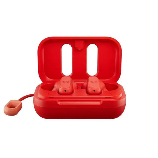 Alt view image 6 of 7 - Skullcandy Dime in-Ear Wireless Earbuds, 12 Hr Battery, Microphone, Works with iPhone Android and Bluetooth Devices - Red