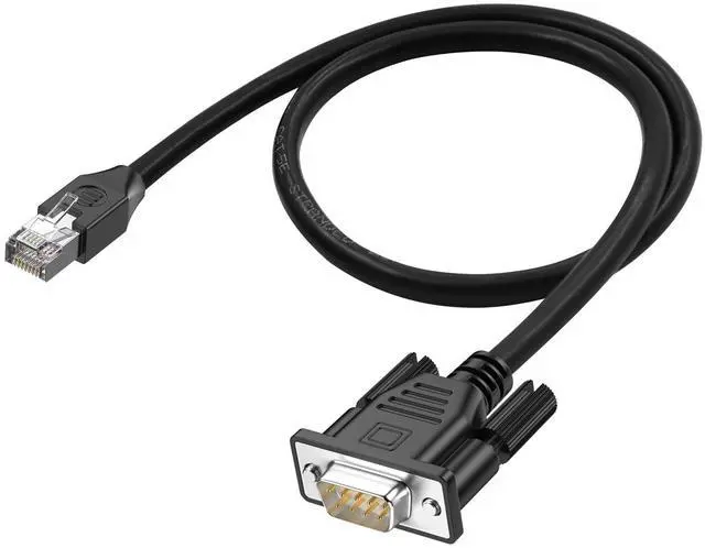 Main image of LANMINGLEL RJ45 to DB9 Cable RJ45 Male to DB9 9-Pin Male RS232 Serial Port Cat5 Ethernet LAN Console Cable RJ45 to RS232 Networking Devices Console Cable for Routers, Switches 0.5M