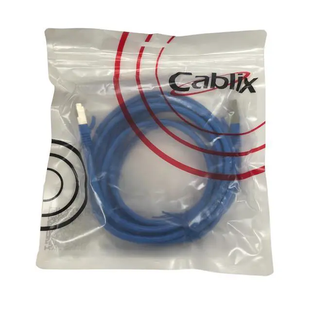 Alt view image 5 of 5 - Cablix S/FTP Cat 6A Shielded Patch Cord with Boot, 10ft, Blue High-Performance Ethernet Cable for Secure Networking