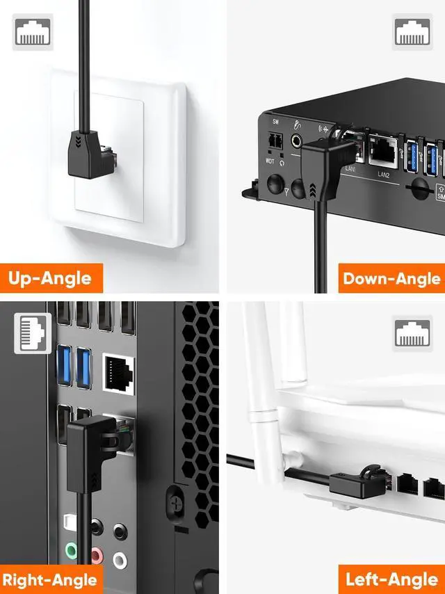 Alt view image 6 of 7 - CableCreation CAT6 Ethernet Patch Cable 10FT, RJ45 LAN Gigabit Network Cord