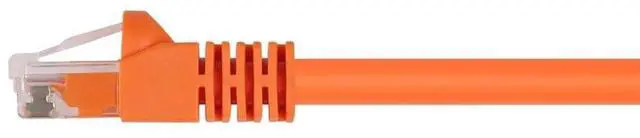 Alt view image 2 of 6 - Monoprice Cat6 Ethernet Patch Cable - Snagless RJ45, Pure Bare Copper, 550MHz, UTP, 24AWG, 7 Feet, Orange - Fullboot Series
