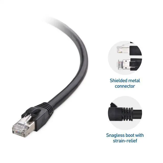 Alt view image 6 of 7 - Cable Matters 40Gbps Cat8 Ethernet Cable, Category 8 S/FTP, 5ft