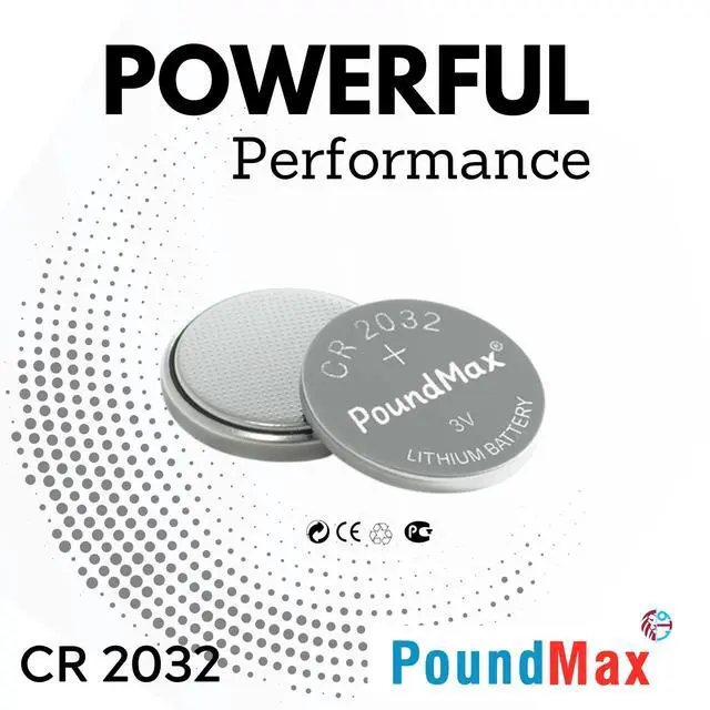 Alt view image 5 of 7 - PoundMax CR2032 Lithium Coin Cell Battery, Compatible with AirTag, 3V Long-Lasting Reliable Power for Watches, Calculators, Electronic Toys - Leak-Proof BR2032 DL2032 EA2032 ECR2032 KCR2032 (5 Pack)