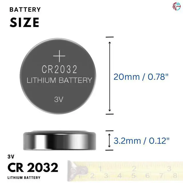 Alt view image 7 of 7 - PoundMax CR2032 Lithium Coin Cell Battery, Compatible with AirTag, 3V Long-Lasting Reliable Power for Watches, Calculators, Electronic Toys - Leak-Proof BR2032 DL2032 EA2032 ECR2032 KCR2032 (5 Pack)