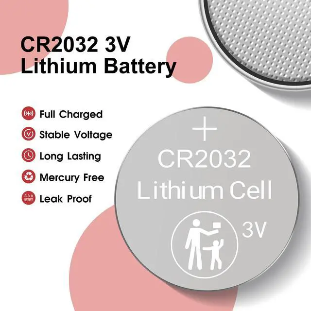 Alt view image 3 of 7 - PKNOVA CR2032 3V Lithium Battery, 20 Pack, 2032 3V Button Cell Batteries, CR 2032 Lithium Coin Battery for Watches, Calculators, Car Remote, Key Fob