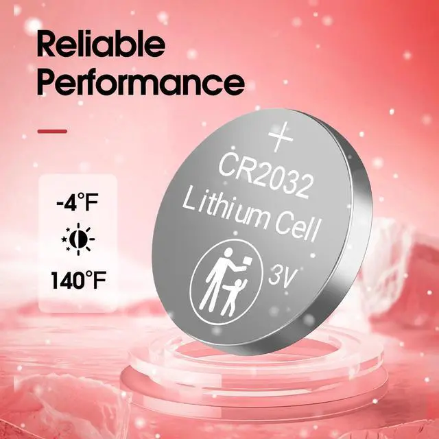 Alt view image 6 of 7 - PKNOVA CR2032 3V Lithium Battery, 20 Pack, 2032 3V Button Cell Batteries, CR 2032 Lithium Coin Battery for Watches, Calculators, Car Remote, Key Fob