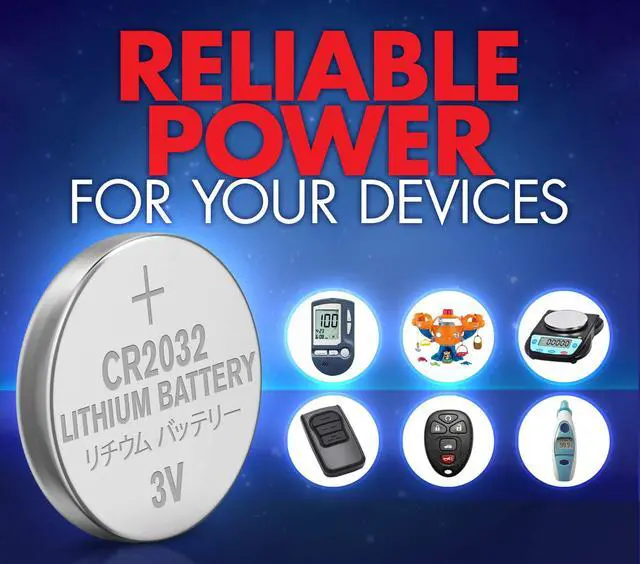 Alt view image 6 of 7 - Powermax ACDelco 6-Count CR2032 Batteries, Lithium 3V Coin Cell Button Battery Pack for Watch and Small Electronics, 5 Year Shelf Life