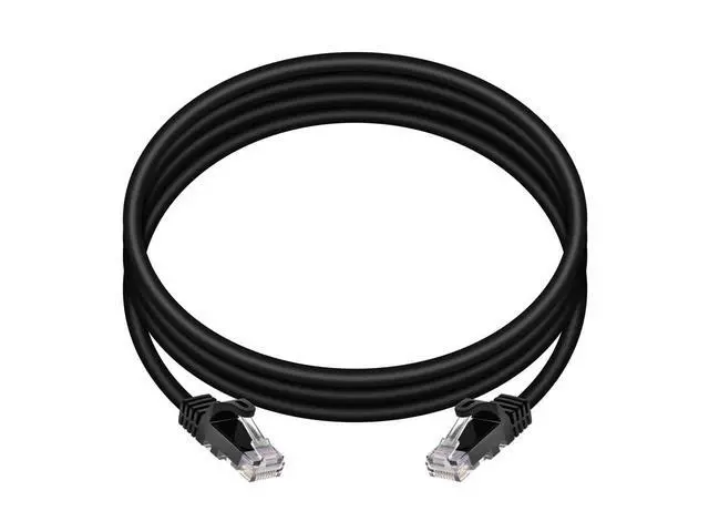 Alt view image 4 of 6 - Monoprice - 109799 Flexboot Cat6 Ethernet Patch Cable - Network Internet Cord - RJ45, Stranded, 550Mhz, UTP, Pure Bare Copper Wire, 24AWG, 7ft, Black