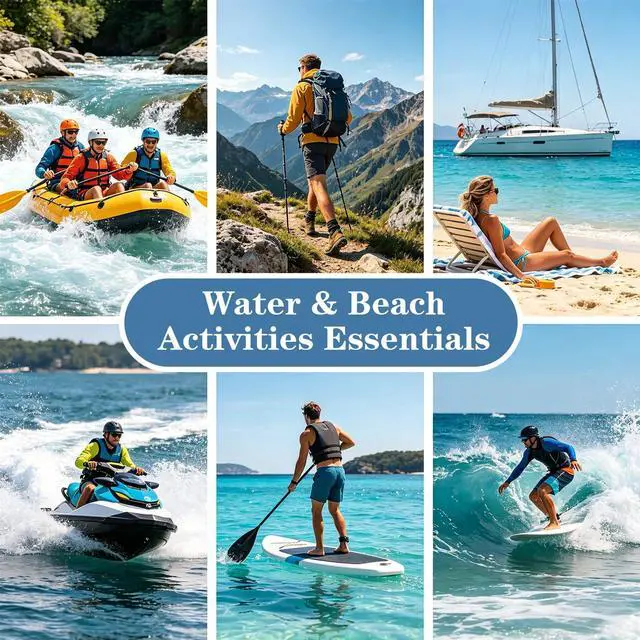 Alt view image 7 of 7 - DOPENSPI 2PCS Waterproof Fanny Pack, Waterproof Bag for Beach Waterproof Pouch for Phone Passport Purse Floating Dry Bag with Adjustable Waist Strap for Beach Kayaking Boating