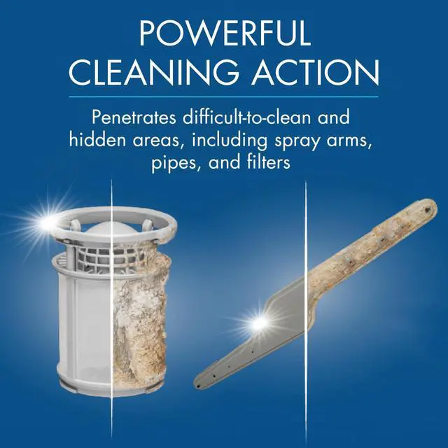 Alt view image 3 of 7 - Glisten Dishwasher Cleaner, Removes Limescale, Rust, Grease & Build-Up, Disinfects, Lemon Scent, 12 fl oz