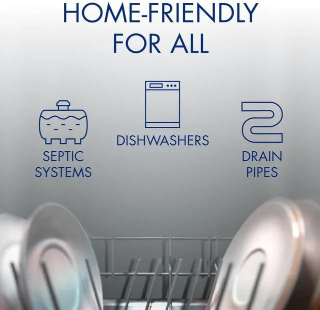 Alt view image 4 of 7 - Glisten Dishwasher Cleaner, Removes Limescale, Rust, Grease & Build-Up, Disinfects, Lemon Scent, 12 fl oz