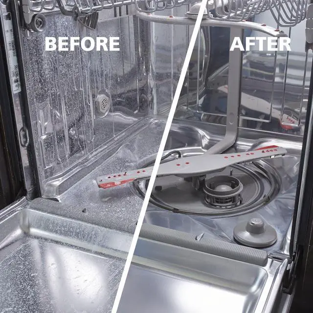 Alt view image 7 of 7 - Glisten Dishwasher Cleaner, Removes Limescale, Rust, Grease & Build-Up, Disinfects, Lemon Scent, 12 fl oz