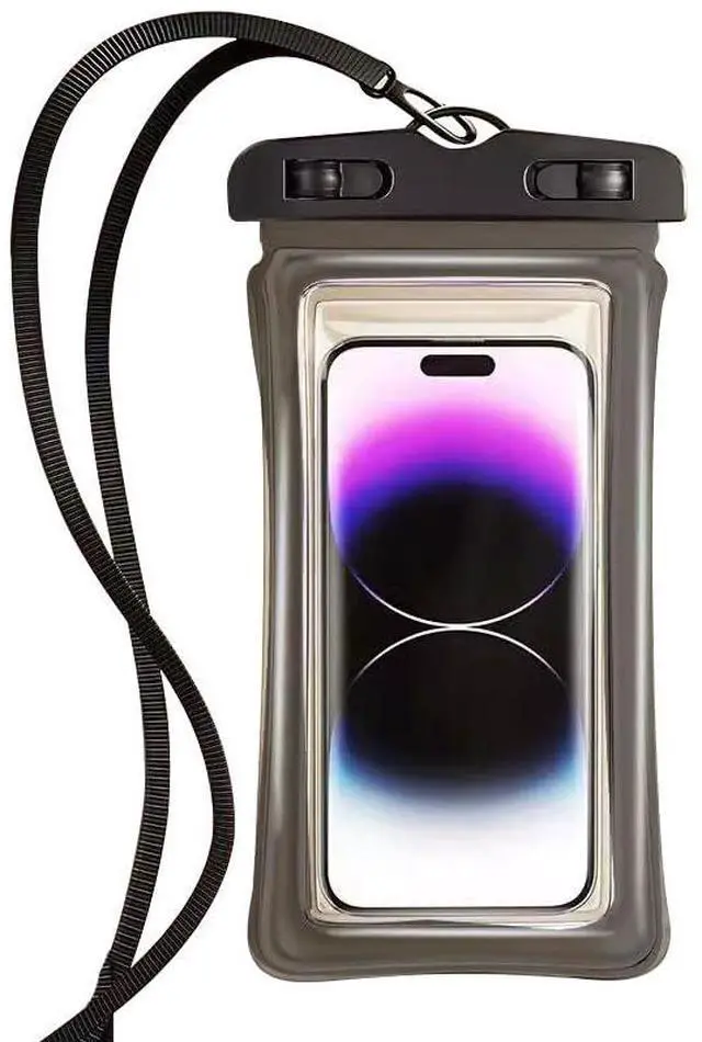 Main image of Universal Waterproof Phone Pouch, Clear, Protective Dry Bag for Mobile Devices