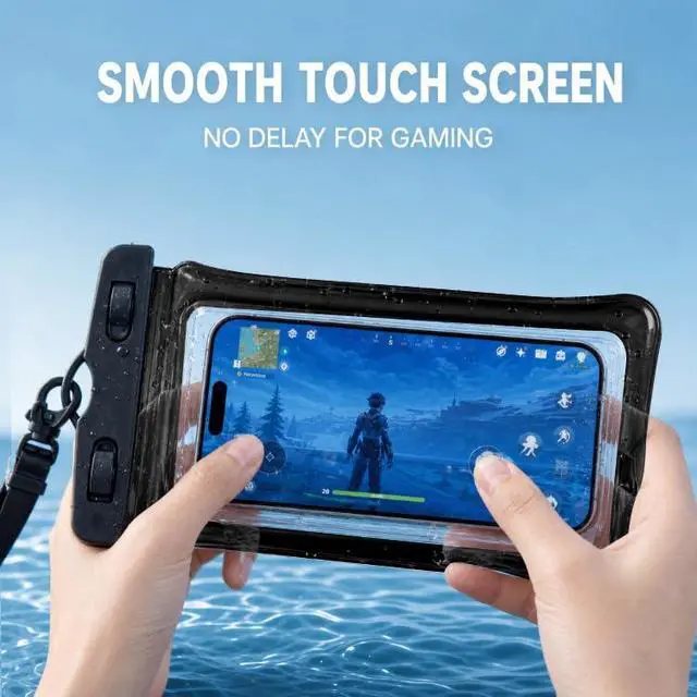 Alt view image 5 of 7 - HZCZWLQ Waterproof Phone Pouch 10094 Clear (10094-11)