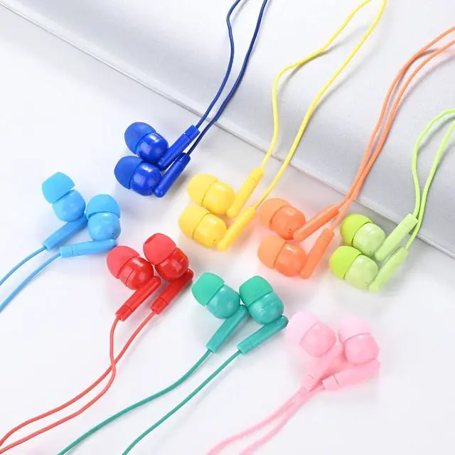 Alt view image 2 of 7 - Gaosen 10 Pack Bulk Kids Earbuds for School Classroom Children, Wired in-Ear Headphones 3.5mm Affordable Earphones for Student Boys Girls Toddler Teen and Adult (Mixed Colors)