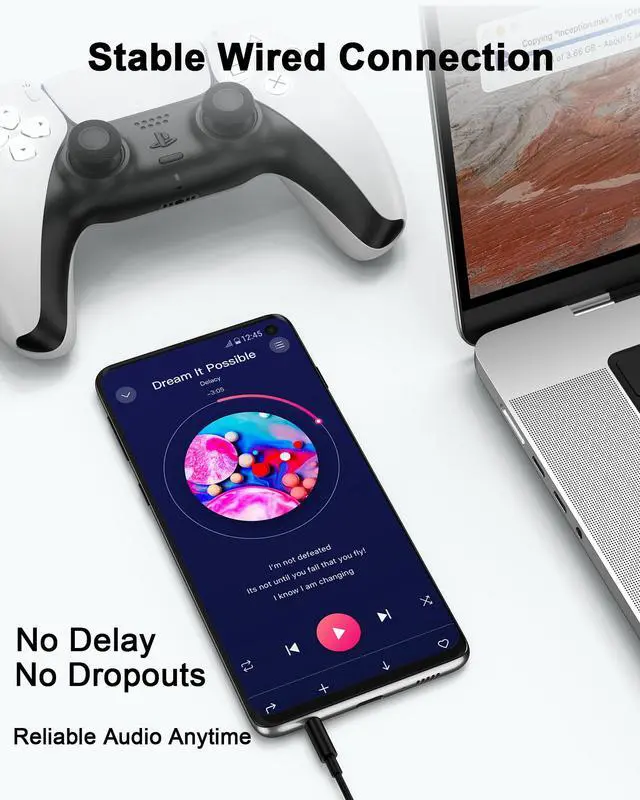 Alt view image 4 of 7 - Wired Earbuds Headphones 3.5mm AUX Plug Cord, Apple Airpods Gaming Earbuds