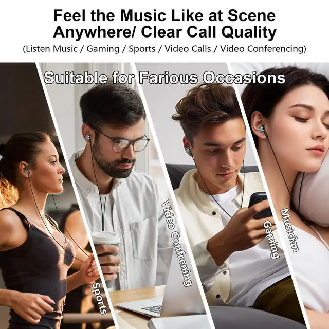 Alt view image 6 of 7 - Pixel Earbuds,USB C Wired Ear Buds for Google Pixel 10a,10,10 Pro,10Pro XL,10Pro Fold,9a 9Pro XL Fold,8a,8Pro,7a,7Pro,6a,6Pro,5a,5,4a,4XL,3a,3 2XL,Type C Wired Headphones in Ear Microphone Earphones
