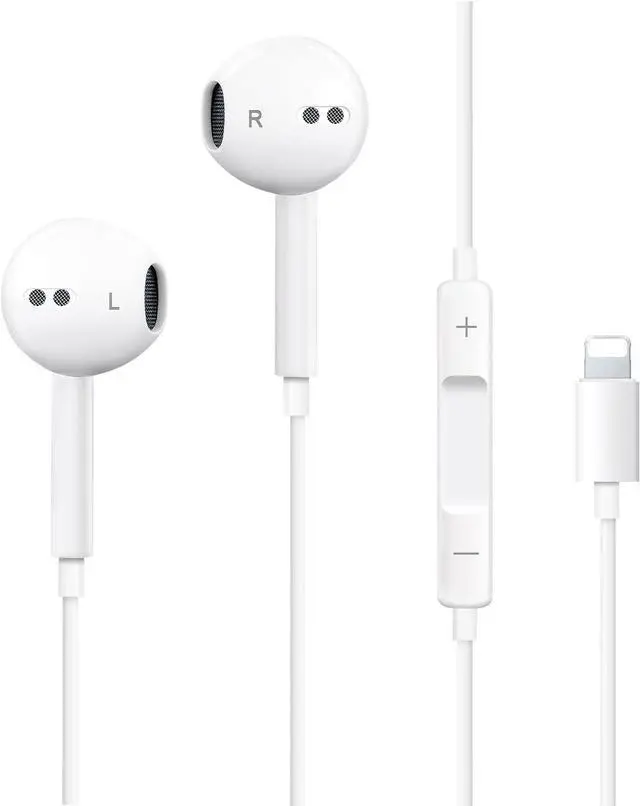 Main image of Lightning Earbuds for iPhone with Mic, Volume Control, Noise Reducing
