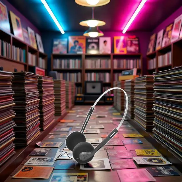 Alt view image 7 of 7 - WaigN Black Retro Over-Ear Earphones, Mini Stereo Lightweight Headphones with Cord, Vintage Headset Wired, Hi-Fi Stereo Earphone, for Most Mobile Phones Playback Pevices, Over-Ear Headphones