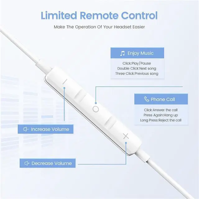 Alt view image 4 of 5 - Lightning Earbuds for iPhone with Mic, Volume Control, Noise Reducing