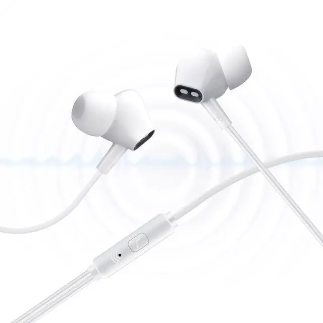 Alt view image 7 of 7 - Aylaa Wired Earbuds Headphones for School with Microphone Noise Isolating Stereo Bass in-Ear Earphones for Smartphones, Tablets, Schools, Ipads, Multiuse - 3.5mm Plug in Audio Jack - White