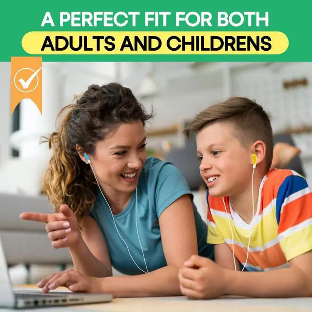 Alt view image 4 of 7 - Gaosen Bulk Earbuds Headphones 10 Pack for Classroom Kids Students School, Multi Colored Class Set Wired Earphones for Children Toddler Teens Boys Girls and Adult