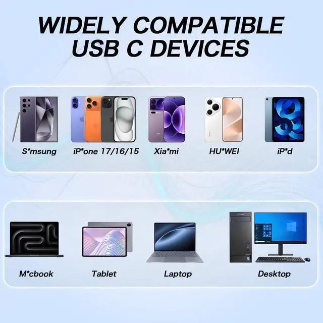 Alt view image 3 of 7 - kelongn USB C Headphones Wired for iPhone 17 16 15 Pixel Galaxy