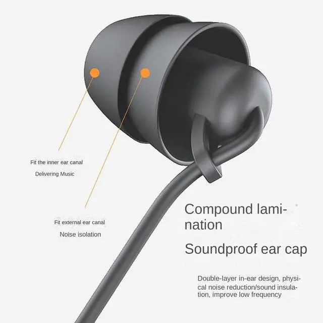 Alt view image 7 of 7 - Kqcibz 3.5mm Spring Earphones Single Side Headphones Earbuds Wired Headset for Mobile Phone MP3 Computer, Black, 500347521