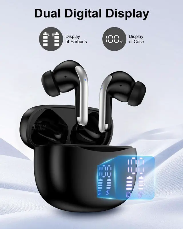 Alt view image 3 of 7 - Motorola Moto G Play Wireless Earbuds for Moto G Stylus 5G, Razr Audífonos