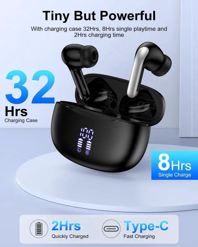 Alt view image 4 of 7 - Motorola Moto G Play Wireless Earbuds for Moto G Stylus 5G, Razr Audífonos