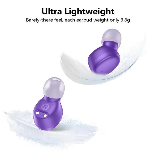 Alt view image 6 of 7 - kurdene Wireless Earbuds Bluetooth 5.3 Light Weight in Ear Headphones