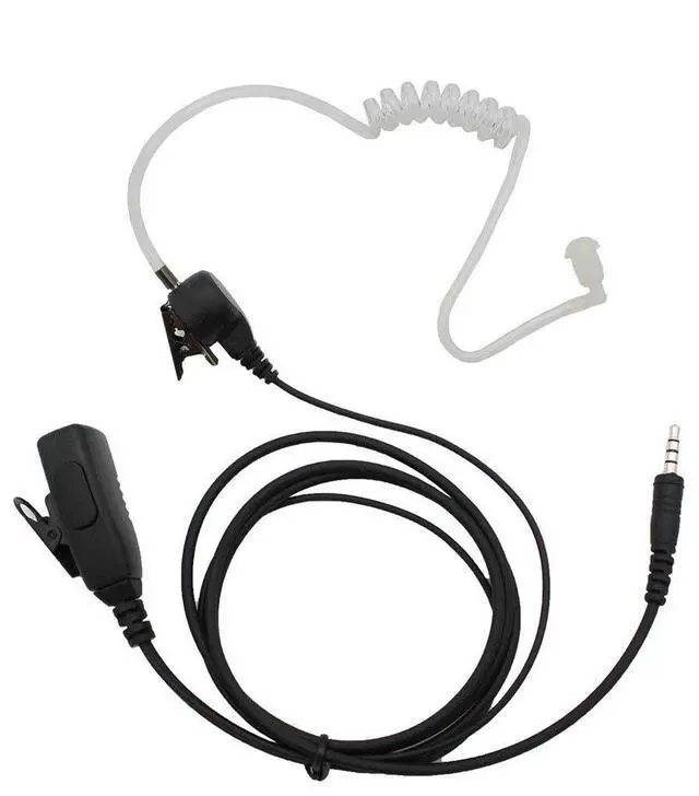 Main image of GoodQbuy Wired Cell Phone Earpiece Acoustic Hollow Air Tube 3.5mm Anti-Radiation Earbuds Headphones with Microphone is Compatible with iPhone 6 Plus 5S Samsung Galaxy S8 S4 S3 Note 8 2 HTC