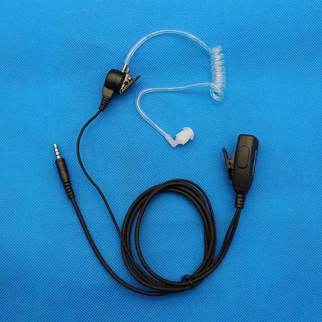 Alt view image 6 of 6 - GoodQbuy Wired Cell Phone Earpiece Acoustic Hollow Air Tube 3.5mm Anti-Radiation Earbuds Headphones with Microphone is Compatible with iPhone 6 Plus 5S Samsung Galaxy S8 S4 S3 Note 8 2 HTC