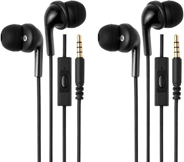 Main image of Wired Earbuds with Microphone, in Ear Headphones, 3.5mm Jack, 2 Pack