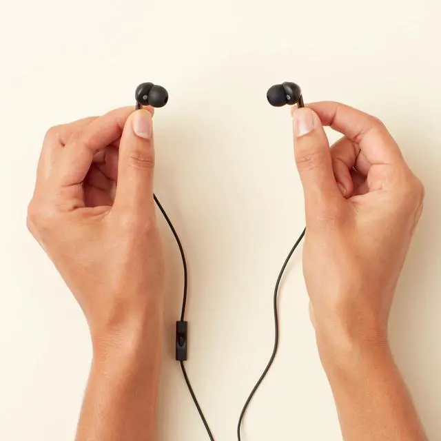 Alt view image 5 of 5 - Wired Earbuds with Microphone, in Ear Headphones, 3.5mm Jack, 2 Pack