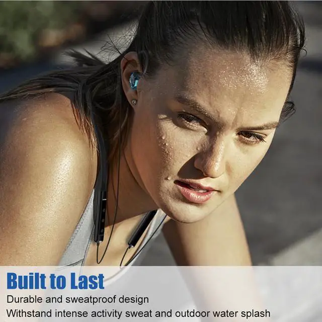 Alt view image 6 of 7 - Wireless Neckband Earbuds Headphones for Kids Women Small Ears w Microphone