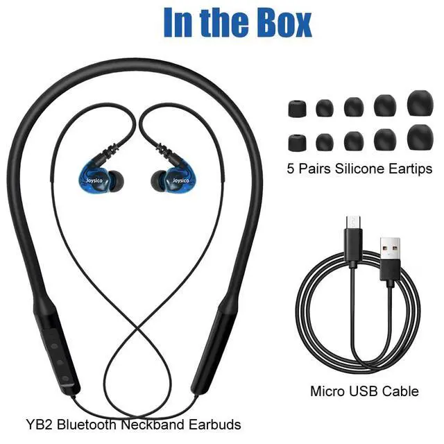 Alt view image 7 of 7 - Wireless Neckband Earbuds Headphones for Kids Women Small Ears w Microphone
