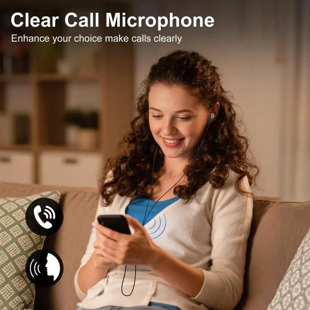 Alt view image 4 of 7 - USB C Headphones for Samsung Galaxy S26 S25 Ultra S24 S23 FE S22 S21 A16 A36 A17 Z Fold7 Z Flip7,Type C Wired Earphones Noise Canceling Earbuds with Mic Volume Control for iPhone 17 16 16e 15,Pixel 10