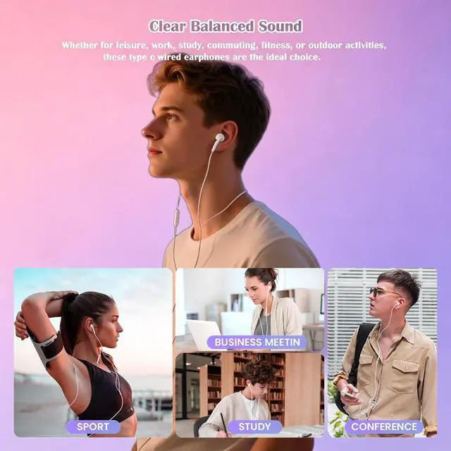 Alt view image 6 of 7 - 1Pack Earbuds for iPhone Headphones Lighning Plug Wired Earphones in-Ear