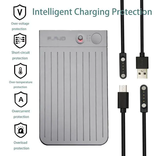 Alt view image 6 of 7 - 2 Pack Magnetic Charger Cables fits for PLAUD Note AI Voice Recorder,3.61 FT USB and Type-c AI Smart Recorder Charging Cable Cord Replacement,Accessories.