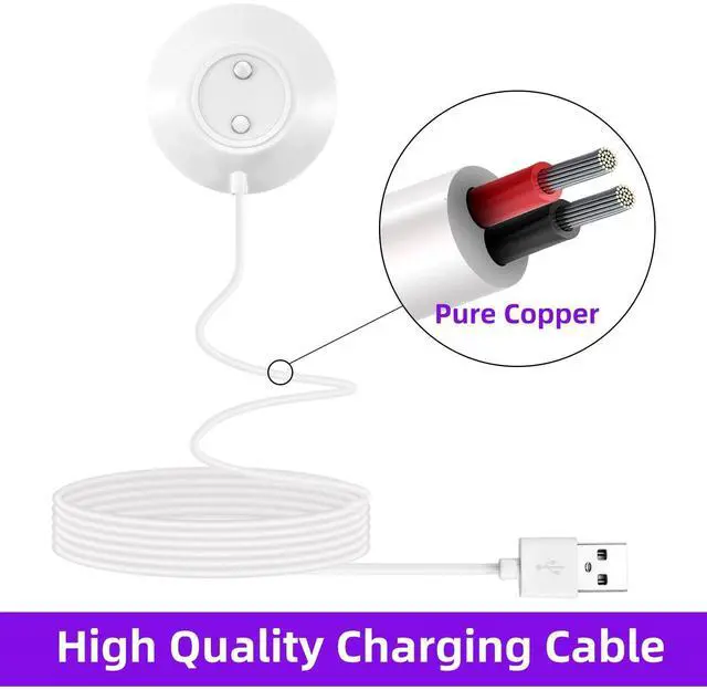 Alt view image 4 of 7 - Rose Charger Replacement 12mm Magnetic USB Cable