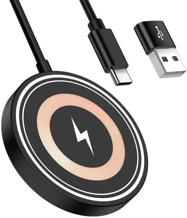 Main image of Magnetic Wireless Charger, 15W USB-C/A Fast Wireless Charging Pad Samsung