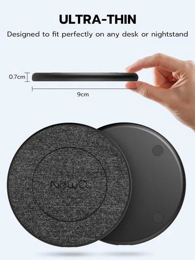 Alt view image 7 of 7 - NewQ Wireless Charger for Samsung, 15W Max Wireless Charging Pad for iPhone 16 15 14 13 12 11 mini/SE/Pro/Max/PlusSamsung Galaxy S23/S22/S21/S20/S10/S9/S8/S7/Note20/10/9/8, Google Pixel 8/7/61 Pack