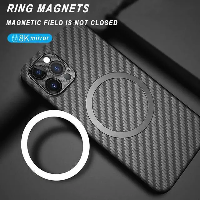Alt view image 5 of 7 - CKANDAY 12 Pieces Magnetic Wireless Charger Universal Metal Rings with Sticker, 6 Colors, Ultra Thin Metal Rings Compatible with MagSafe Wireless Charger Car Charger on Most Smartphone