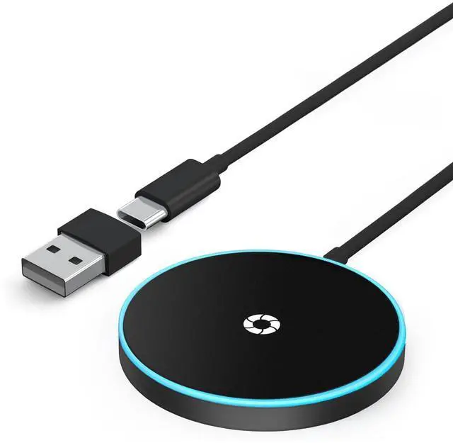 Main image of Quartdaxy for MagSafe Charger, Magnetic Wireless Charging Pad for iPhone 17/17 Pro/17 Pro Max/Air/16 15 14 13 12 Pro Max Plus mini & AirPods 2 3 Pro, Strong Magnet, USB-C/A Ports (Black-V2)
