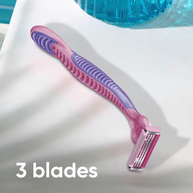 Alt view image 4 of 7 - Gillette Prestobarba 3 Disposable Razors, 4 Count