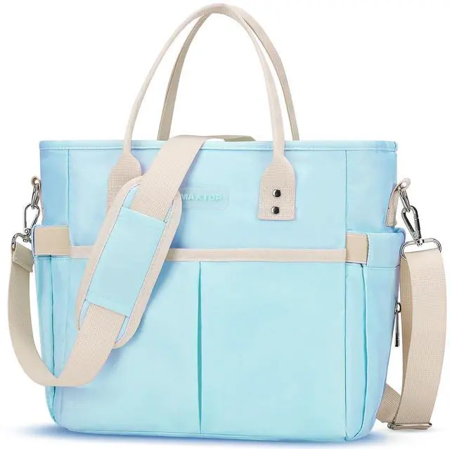 Main image of MAXTOP Lunch Bag Women for Work Insulated Thermal Lunch Box with Wide-Open Pocket Reusable Leakproof Cooler Bags with Removable Shoulder Strap for Teacher Nurse Office Picnic Travel Blue